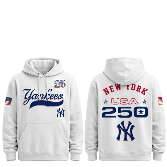 Discover 2026 NY Yankees Celebration USA 250 Anniversary Hoodie