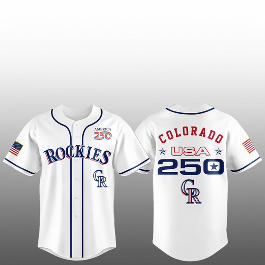 Discover 2026 Rockies Celebration United States of America 250 Anniversary Jersey