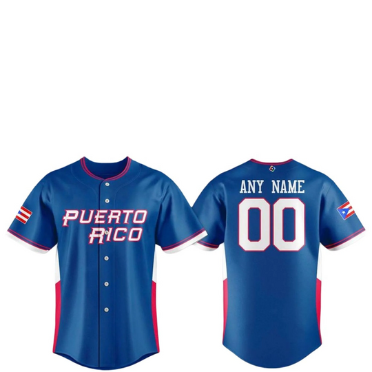 Discover Personalized Puerto Rico World Baseball Classic 2026 Jersey