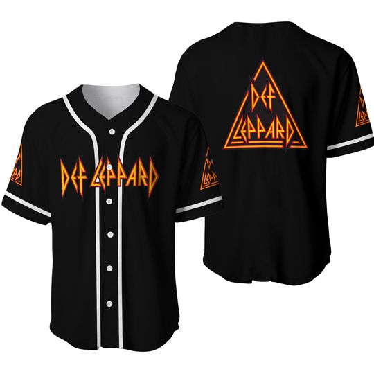 Personalized- Men Def Leppard Rock Band Jersey Shirt S-5XL