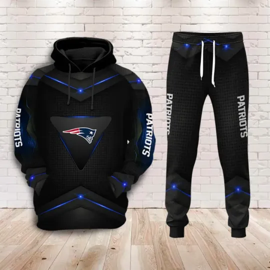 New England Patriots Hoodie Joggers Set