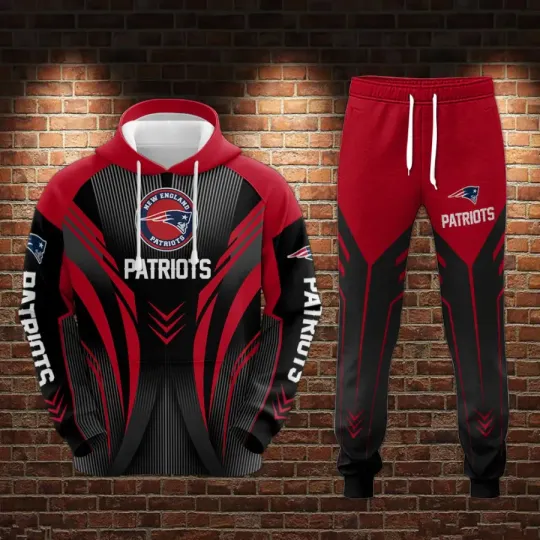 New England Patriots Hoodie Joggers Set