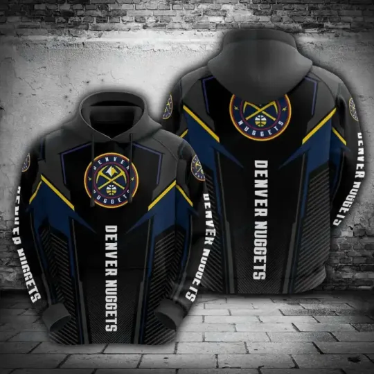 Discover Denver Nuggets Hoodie Joggers Set