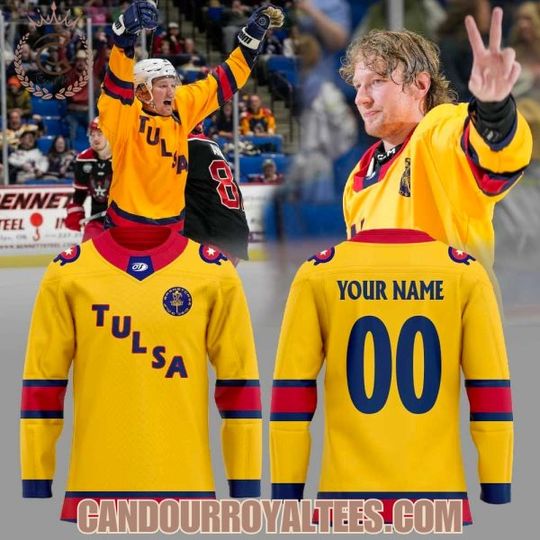 Tulsa Oilerss 918 Collection 25/26 Hockey Jersey
