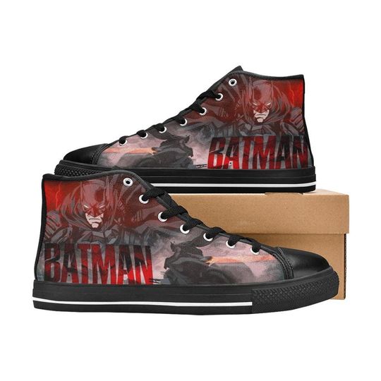 Batman High Top Shoes Sneakers, Birthday Gift for Friends