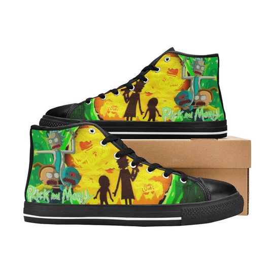 Discover Rick and Rickandmorty High Top Shoes Sneakers