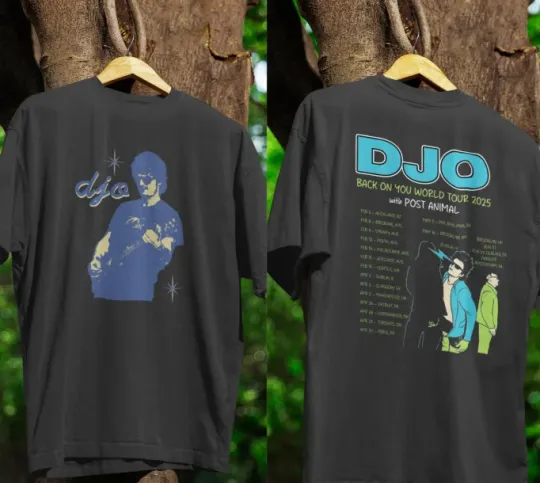 Discover Djo Back On You Tour 2026 T-Shirt Vintage Indie Pop Concert Tee Unisex