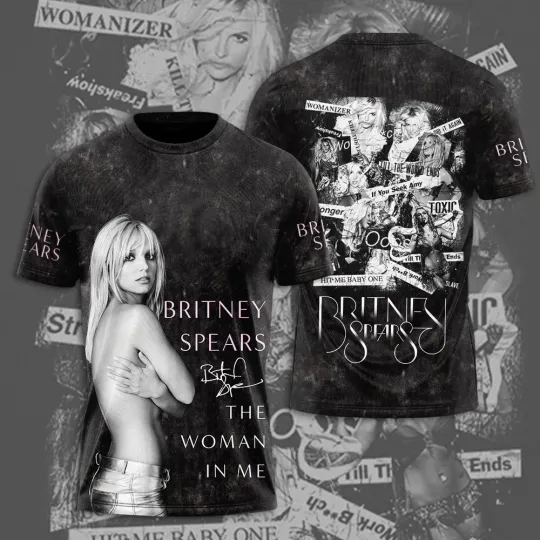 Britney Spears 3D Shirt All Size Gift For Fan 3D AOP