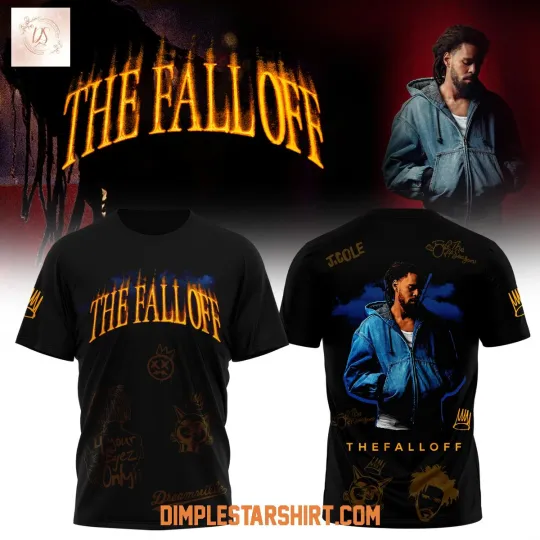 Discover J.Cole The Fall Off World Tour 3D T-Shirt S-5XL