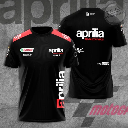 Discover Aprilia Racing 3D T-Shirt All Size