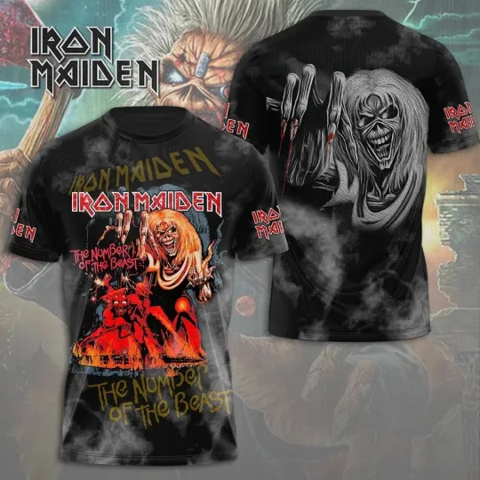 Discover Iron 1Maiden Inspired Run For Your Lives World Tour 2025-2026 3D Shirt