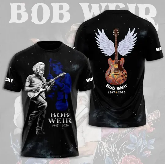 Discover Gift For fan Bob Weir 3D Shirt Unisex