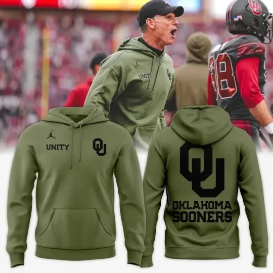 Discover Sooners Football Salute to Service Limited Edition 3D Hoodie