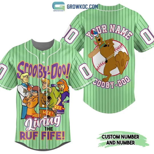 Discover Scooby Doo Living The Ruf Fife Personalized Baseball Jersey