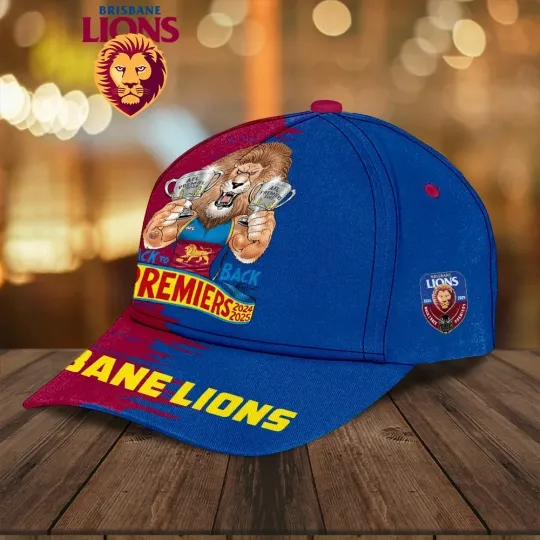 Discover Brisbane Lions Premiers 2025 Classic Baseball Cap