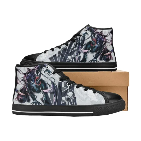 Venom High Top Shoes Sneakers, Birthday Gift for Him Her