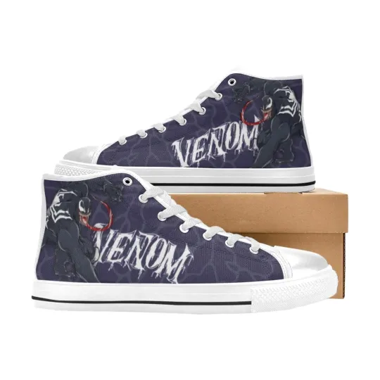 Venom High Top Shoes Sneakers, Birthday Gift for Him Her