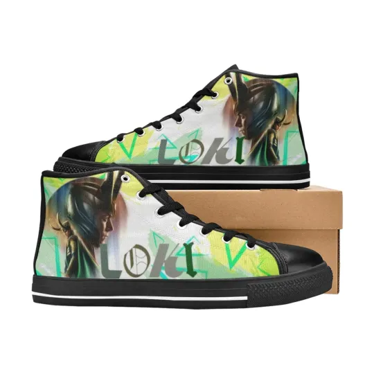Loki High Top Shoes Sneakers, Birthday Gift for Him Her