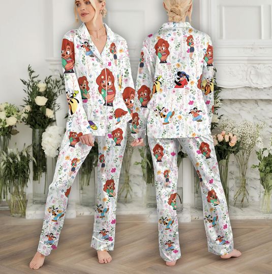 A Goofy Movie Pajamas Set for Holiday Trip, Goofy Max Powerline Family Matching Sleepwear