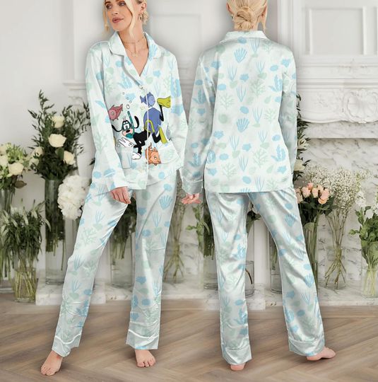 Goofy Movie Family Pajamas Matching Set with Goofy Max Powerline, Cozy Cartoon Sleepwear