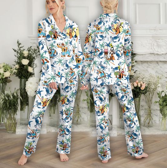 Discover A Goofy Movie Pajamas Matching Family Set, Goofy Max Powerline Cartoon Sleepwear Cozy Outfit