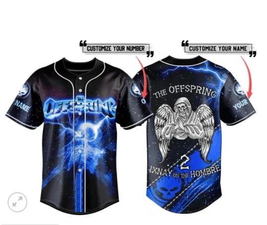 Discover The Offspring Ixnay On The Hombre Fan baseball jersey, new 3d gift