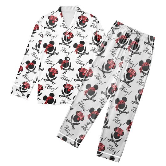 Discover Disney Cruise Pajamas Set, Mickey and Friends Cruise Nightwear, Family Matching Vacation PJs, Travel Gift Idea