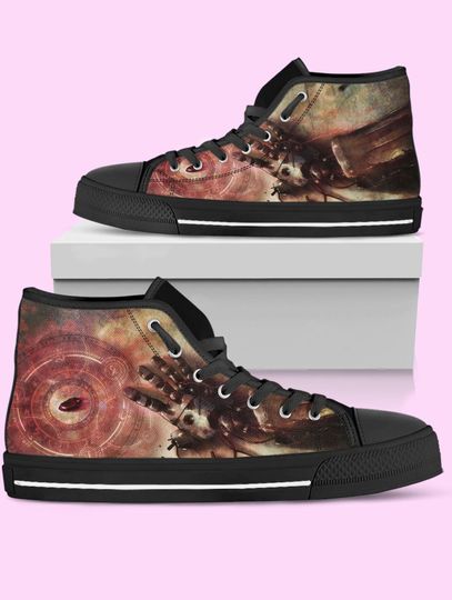 Fullmetal Alchemist High Top Shoes, Alphonse Elric Sneakers for Women, Men
