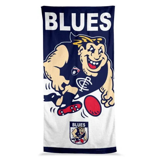 Discover Carlton Blues AFL Jumbo Beach Towel