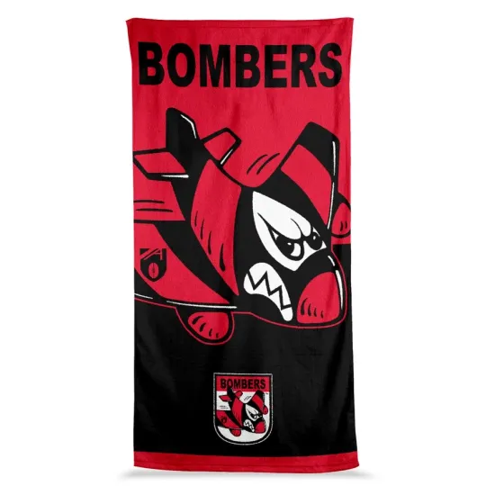 Discover Essendon Bombers AFL Jumbo Large Beach Bath Towel