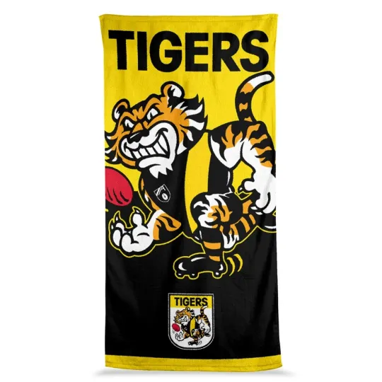 Discover Richmond Tigers AFL Jumbo Beach Towel