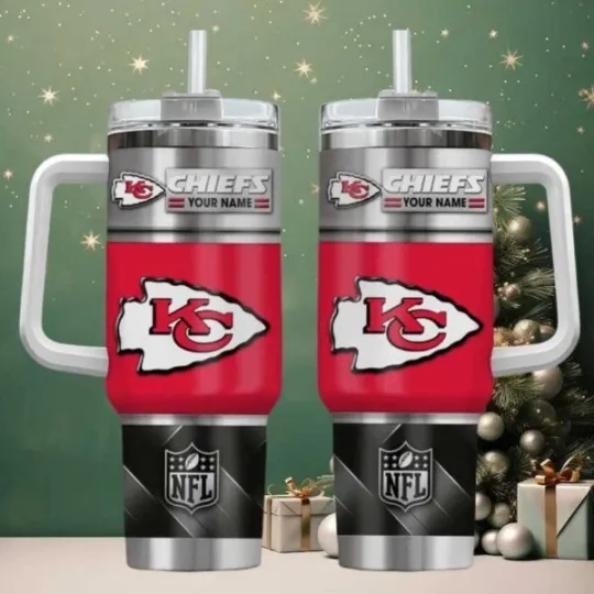 Personalized Kansas City Football Team Chiefss 40 Oz Tumbler Gift for Fans
