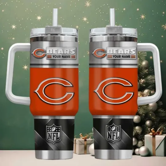 Discover Personalized Chicago Football Team Bearss 40 Oz Tumbler Gift for Fans