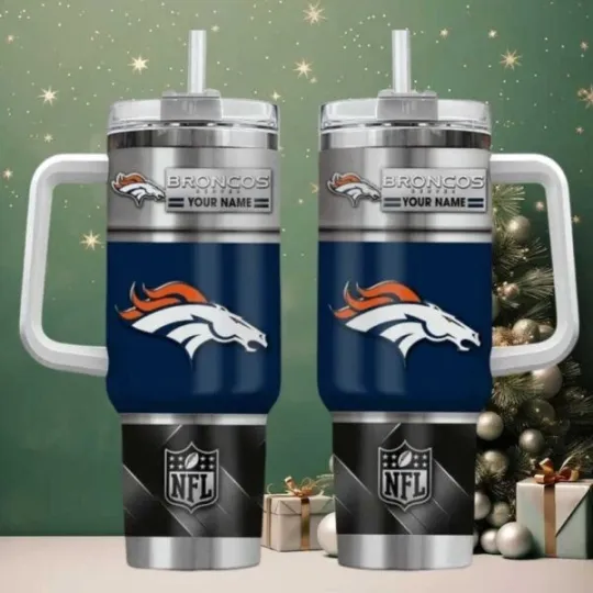 Discover Personalized Denver Football Team Broncoss 40 Oz Tumbler Gift for Fans