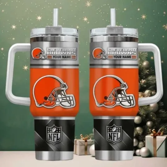 Discover Personalized Cleveland Football Team Brownss 40 Oz Tumbler Gift for Fans