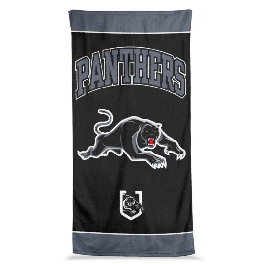Discover Penrith Panthers NRL Rugby League Jumbo Large Beach Bath Towel