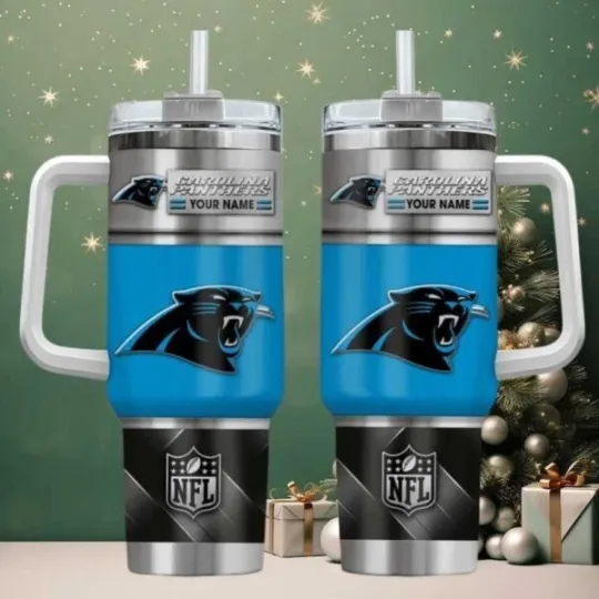Discover Personalized Carolina Football Team Pantherss 40 Oz Tumbler Gift for Fans