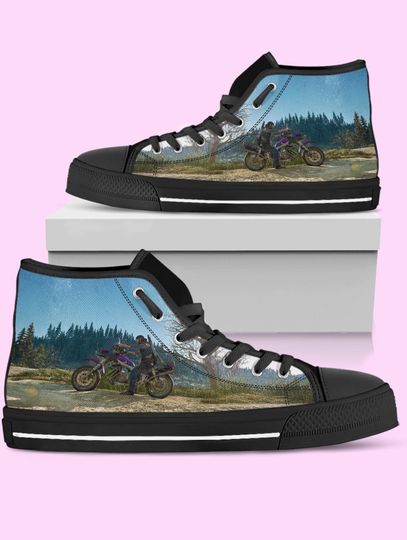 Discover Days Gone High Top Shoes, Video Game Sneakers for Women, Men