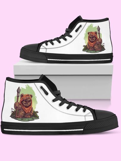 Star Wars High Top Shoes, Ewok Sneakers for Women, Men