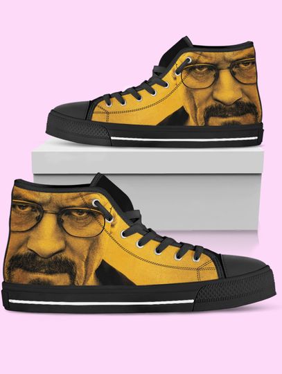 Discover Breaking Bad High Top Shoes, Walter White Sneakers for Women, Men