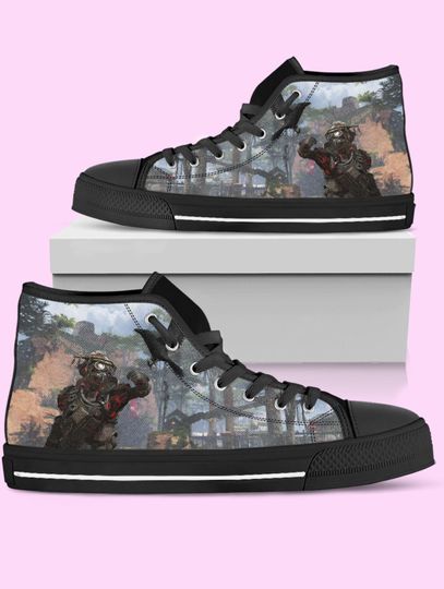 Discover Bloodhound High Top Shoes, Video Game Sneakers for Women, Men