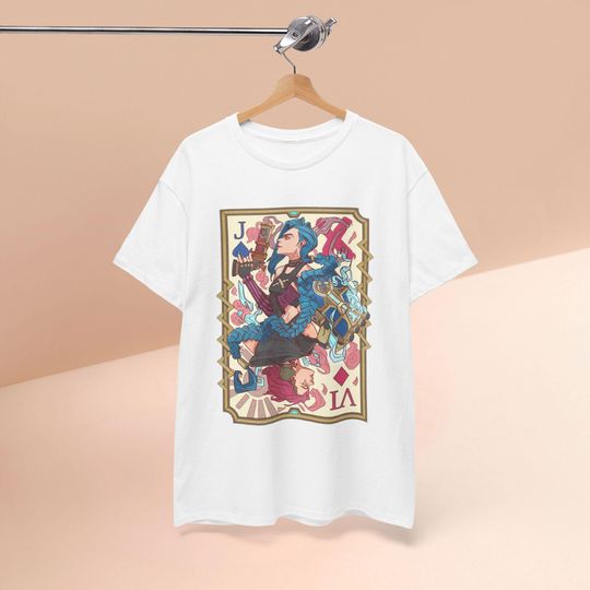 Discover Arcane T-Shirt, Arcane Jinx & Arcane Vi Shirt, Unisex Tee, Gamer Gift, Video Game Merch, League of Legends T-Shirt