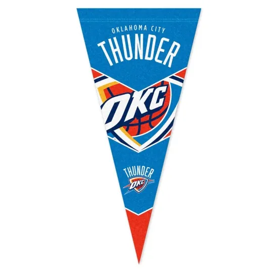 Discover NBA Oklahoma City Thunder Felt Wall Flag Pennant