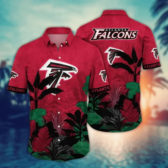 Discover Atlanta Football Falconss Team Hawaiian Shirt Button Down Unisex