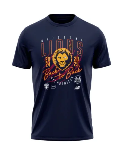 Brisbane Lions 2025 AFL Men's New Balance Premier T-Shirt