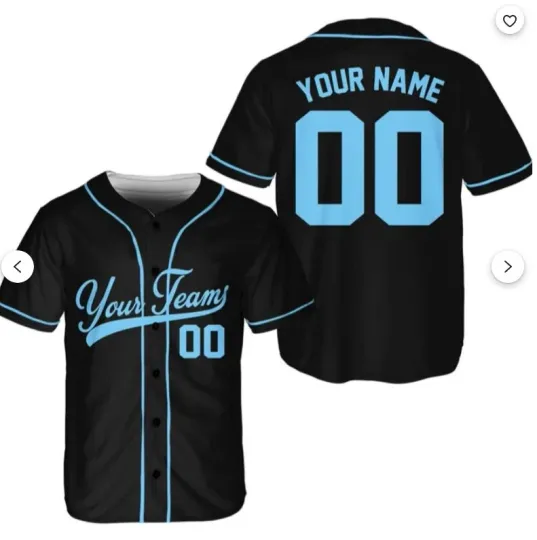 Discover Personalized Team Name And Number 3D Baseball Jersey Shirt