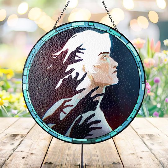 Discover Glass Suncatcher Ornament, Viktor Arcane Suncatcher Ornament, Anime Apparel lol Merchandise League of Legends Fan Suncatcher.