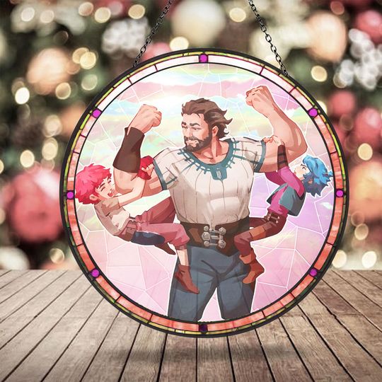 Discover Suncatcher Ornament Arcane Family, Jinx Powder Suncatcher, League of Legends, Vander, Vi, Caitlyn, Silco, Warwick, Ekko, Jayce, Victor