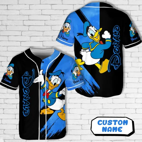 Discover Personalized We Are Never Too Old For Donald Duck Baseball Jersey Shirt