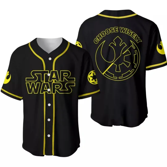 Discover Star Wars Choose Wisely Baseball Jersey Shirt